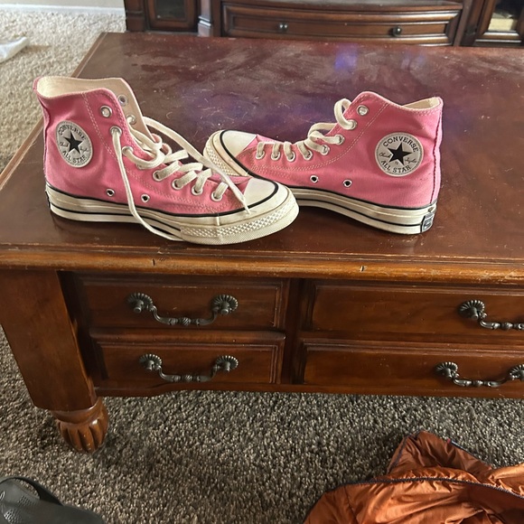 Converse Pink High-Top Sneakers - Picture 1 of 5